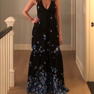 Alice + olivia silk maxi dress